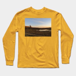 Manitoba Sunset No.4 Long Sleeve T-Shirt